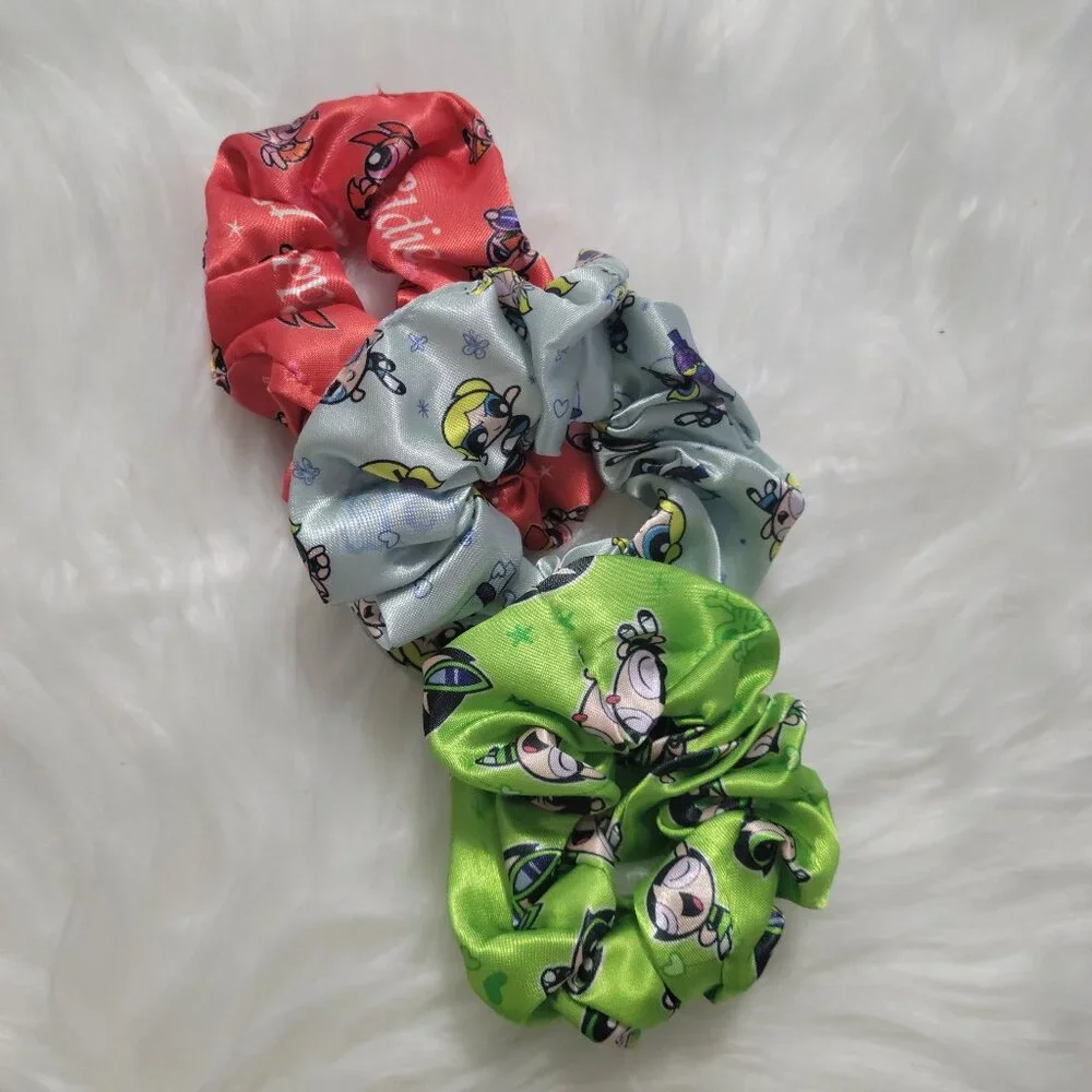 Powerpuff Girl Scrunchie Set
